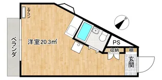 ハウスシャトレー【3階】の間取り