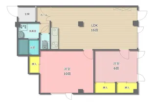 ラ・フォーレ【1階】の間取り