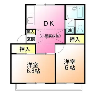 ドミール鶴川【2階】の間取り