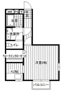 メゾンドール岩井口【3階】の間取り