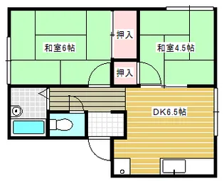 ストリーム瀬戸【1階】の間取り
