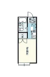 フレックスハイム【2階】の間取り