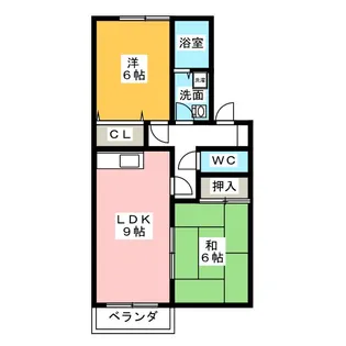 グレイス・ベル【2階】の間取り