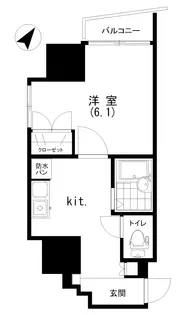 ヴェローナ目黒【10階】の間取り