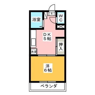 栄ハイツ【2階】の間取り