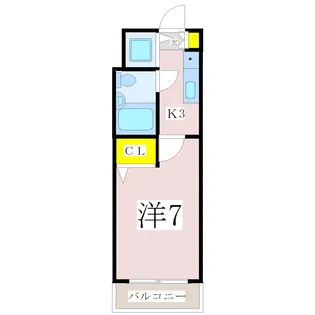 鹿児島県鹿児島市下荒田4【マンション】の間取り