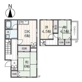 神奈川県横浜市保土ヶ谷区霞台【一戸建】の間取り