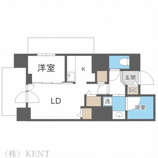 エンバシープレイス【7階】の間取り