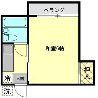 メゾン西田【2階】の間取り