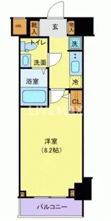 ジェノヴィア白金台グリーンヴェール【9階】の間取り