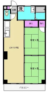 メルシーハイツ飯田A棟【3階】の間取り