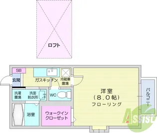 アルテック ドゥ【1階】の間取り