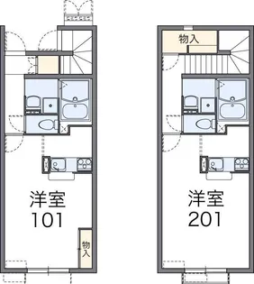 レオネクストフローラ恵比寿【2階】の間取り