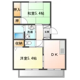 サザン五葉【2階】の間取り
