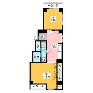 ストークハイム緑町【2階】の間取り