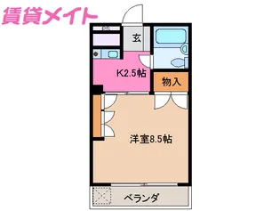ガーデンビュー【2階】の間取り