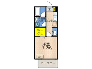 ALEGRIA神戸楠谷町【2階】の間取り