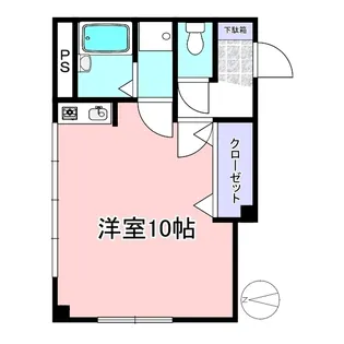 リッチフィールドイン川間【1階】の間取り