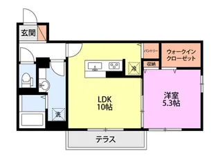 D-roomSUMON柳橋【1階】の間取り