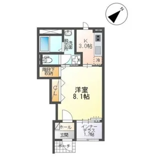 ベルウッド【1階】の間取り