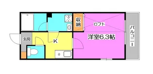 メゾン・ド・ベガ【2階】の間取り