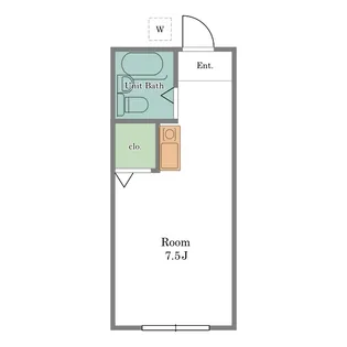 アスペンハイム【1階】の間取り