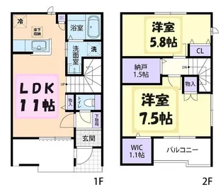 Royal B【2階】の間取り