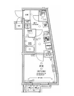 ディアレイシャス成増【3階】の間取り