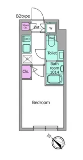 ラクラス南行徳【2階】の間取り