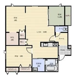 タウンハウス西野参番館【1階】の間取り