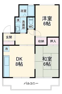 エルソニード粂【1階】の間取り
