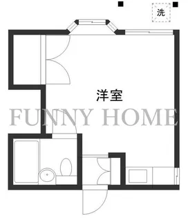 ハイム芳美【1階】の間取り