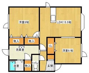 コーポハウディ【1階】の間取り