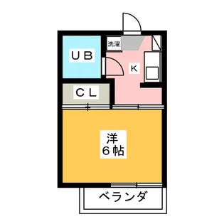 コスモハイツ【1階】の間取り