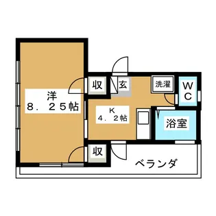 健生ビル【5階】の間取り