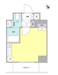 エクセリア二子多摩川III【2階】の間取り