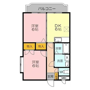 スカイタウンコーストI【3階】の間取り
