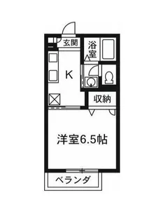サンモールB【2階】の間取り