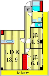 プレステージパレス【3階】の間取り