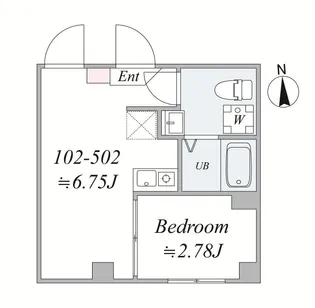 COCON北綾瀬【1階】の間取り