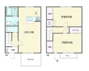 埼玉県さいたま市北区土呂町1【一戸建】の間取り