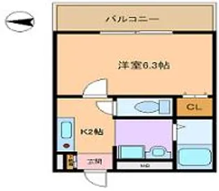 大阪府大阪市平野区瓜破1【アパート】の間取り