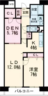 コーポレート五反野【2階】の間取り
