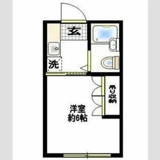 エンゼル西生田【1階】の間取り