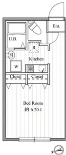 ZESTY松陰神社【3階】の間取り