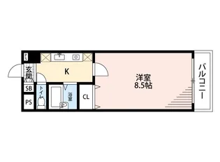ビスタ穂波公園【2階】の間取り
