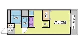 学園カレッジハイツ【3階】の間取り
