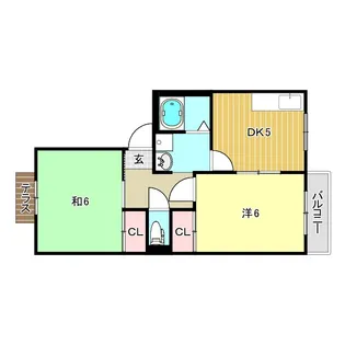 ホワイトハイツ【2階】の間取り