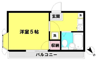 シャトー藤実【2階】の間取り