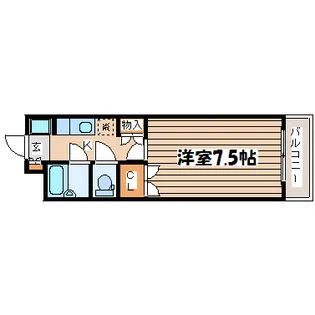 ロイヤルアニバーサリー八乙女I【4階】の間取り